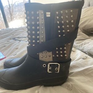 Authentic Studded Burberry Boots